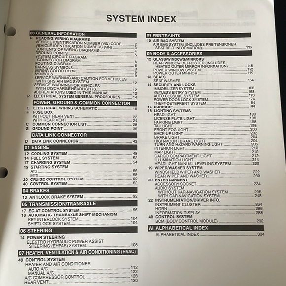 Mazda 5 2008 Workshop Manual Wiring Diagram Automotive Books Car Repair - Picture 5 of 13